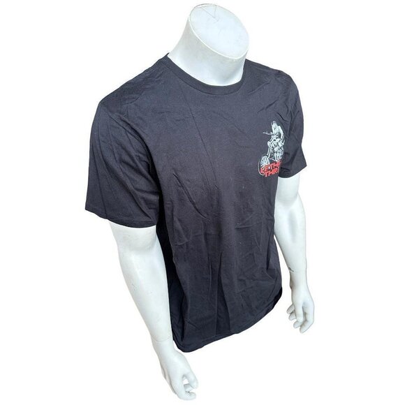 Lethal Threat Men's Motorcycle Bikes & Babes Black Short Sleeve Shirt Size Large - Picture 1 of 3